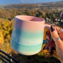 Mojave Glaze Powder Pink And Teal Mug