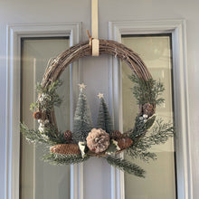 Christmas Wreath With Fir Trees