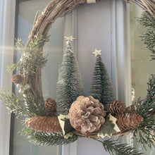 Christmas Wreath With Fir Trees