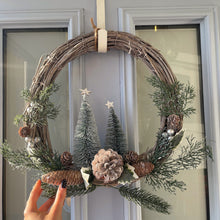 Christmas Wreath With Fir Trees