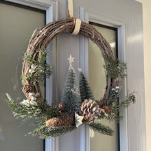 Christmas Wreath With Fir Trees