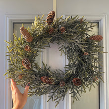 Christmas Frosted Woodland Wreath