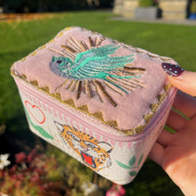 Embroidered Tattoo Decorated Jewellery Box