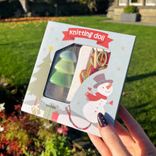 Christmas Wooden Knitting Doll Toy