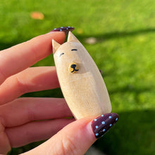 Wooden Family Of Three Cats