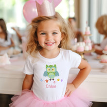 Personalised Green Owl T-Shirt