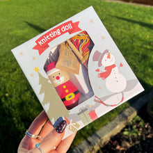 Christmas Wooden Knitting Doll Toy