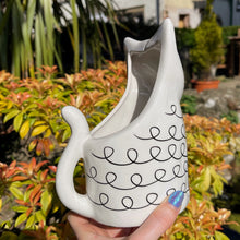 Ceramic Cat Vase