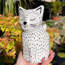 Ceramic Cat Vase