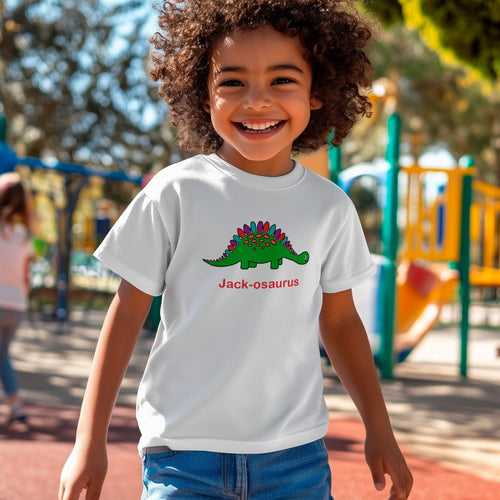 Personalised Stegosaurus T-Shirt