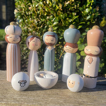 Wooden Handmade Nativity Scene