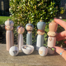 Wooden Handmade Nativity Scene