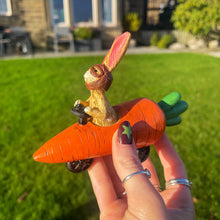 Bunny Riding In A Carrot