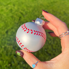 Christmas Cricket Glass Bauble