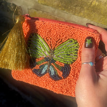 Butterfly Decorative Beaded Purse