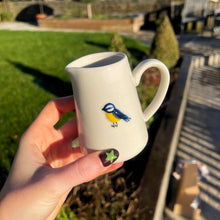 Ceramic Milk Jug With Embossed Blue Tit Design