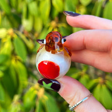 Hand Blown Glass Tiny Robin