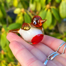 Hand Blown Glass Tiny Robin