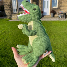 Knitted T Rex Dinosaur Soft Toy