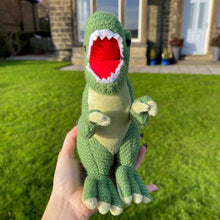 Knitted T Rex Dinosaur Soft Toy