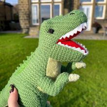 Knitted T Rex Dinosaur Soft Toy