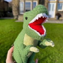 Knitted T Rex Dinosaur Soft Toy