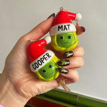 Personalised Ceramic Sprout Christmas Decoration