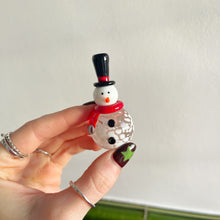 Hand Blown Little Glass Snowman