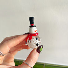 Hand Blown Little Glass Snowman