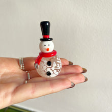 Hand Blown Little Glass Snowman