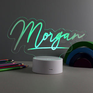 Personalised LED Colour Changing Night Light
