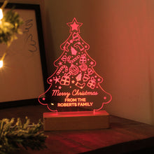 Personalised Christmas Tree LED Light