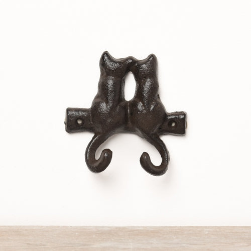 Cast Iron Cat Wall Hook