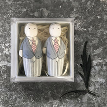 Wooden Handmade Wedding Groom & Groom