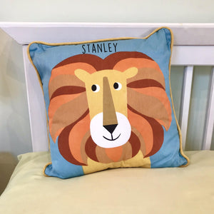 Personalised Lion Cushion