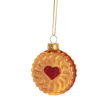 Christmas Glass Jam Biscuit Bauble