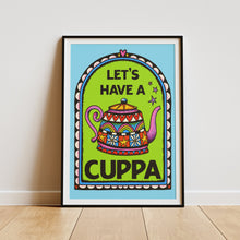 Let's Have A Cuppa Print Kitchen Wall Art