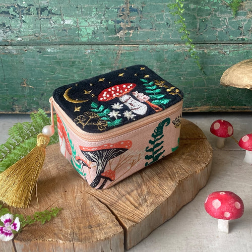 Mushroom And Woodland Jewellery Box