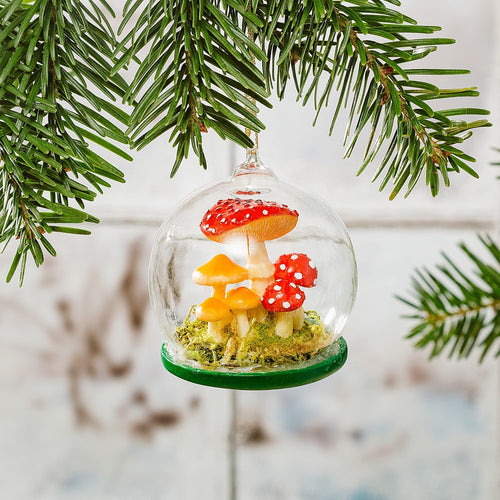 Forest Mushroom Christmas Bauble