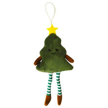Padded Smiley Christmas Tree Decoration