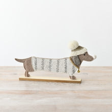 Felt Christmas Dachshund Decoration