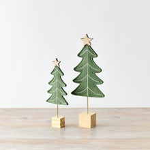Christmas Felt Tree Pair
