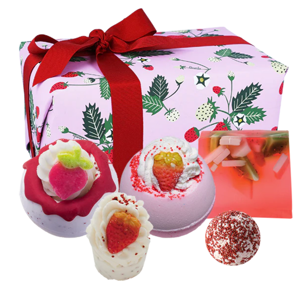 Bath Bomb Set Gift Wrapped