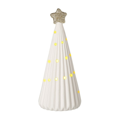 Ceramic Light Up Tree With Star
