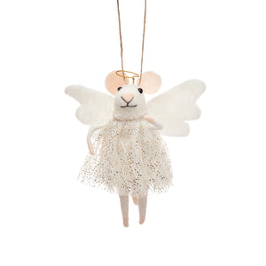 Christmas Felt Angel Mouse