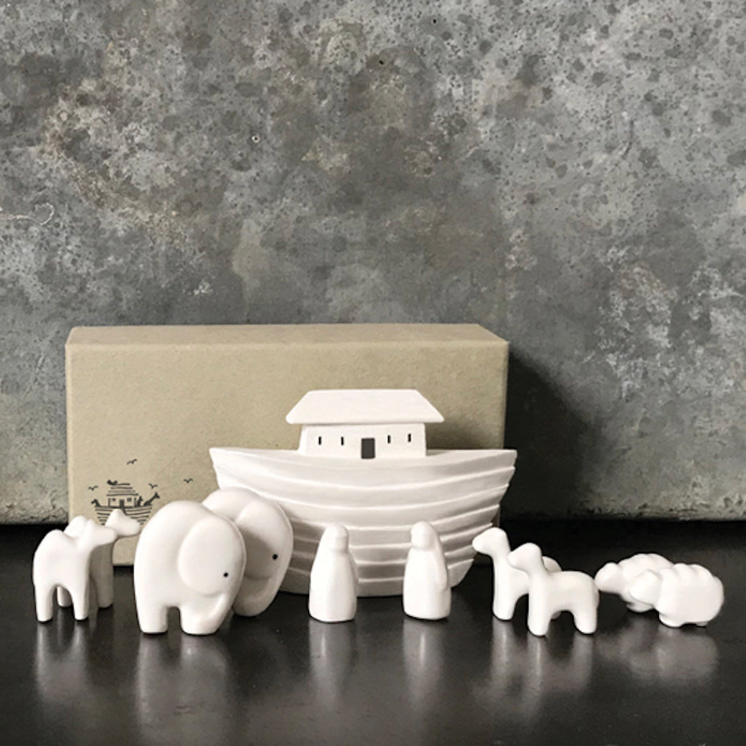 Porcelain Noah's Ark Scene