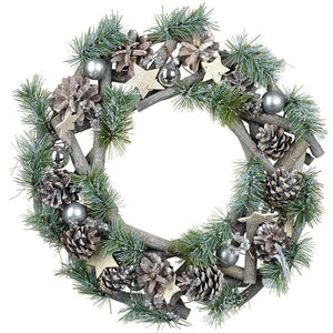 Christmas White Woodland wreath