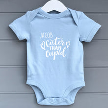 Personalised  Baby Grow Cuter Than Cupid