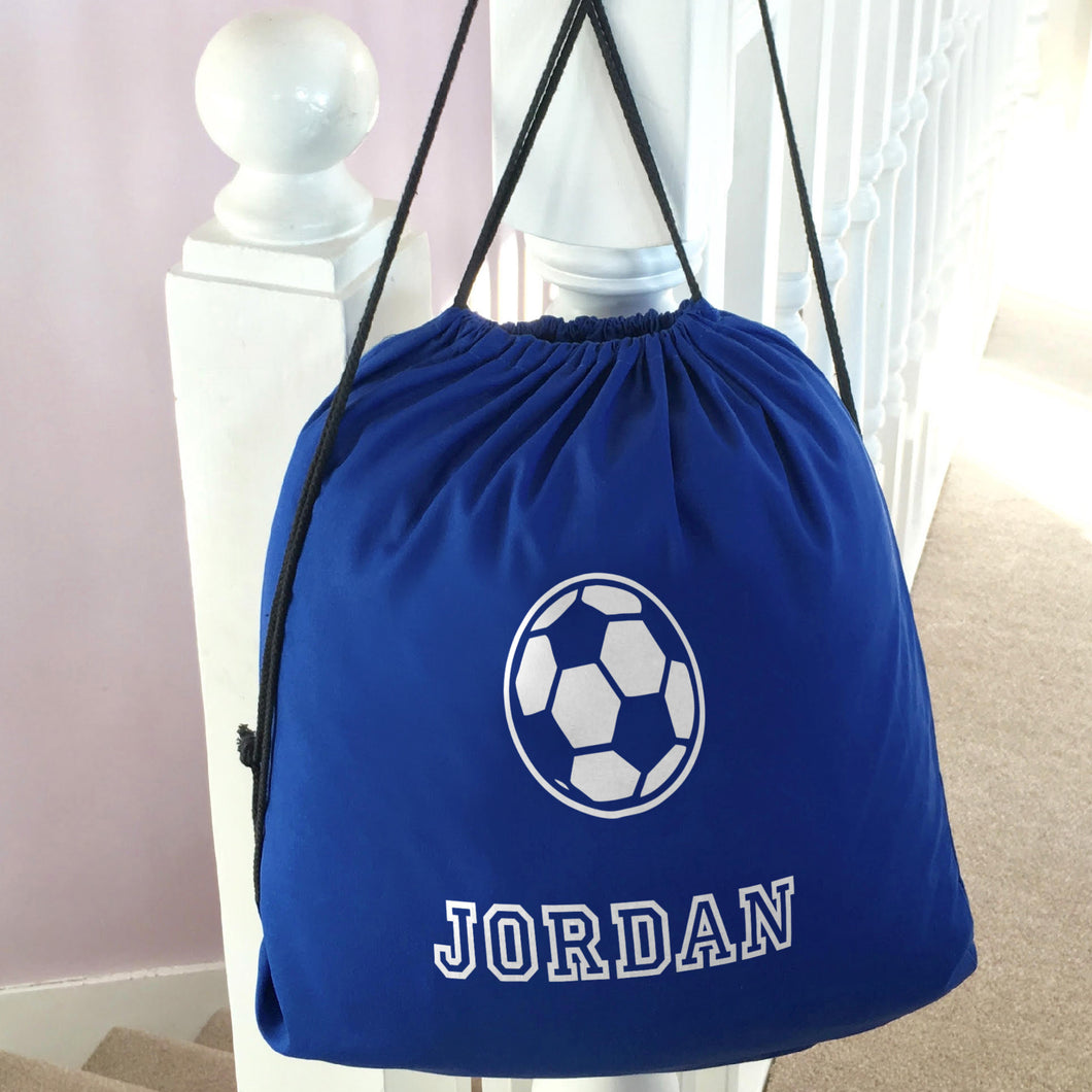 Personalised School PE Bag Football