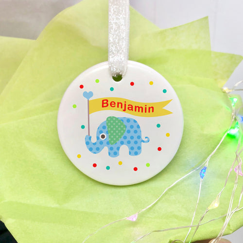 Personalised New Baby Decoration